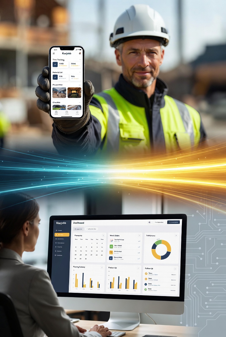 KlarJobb interface inspiration